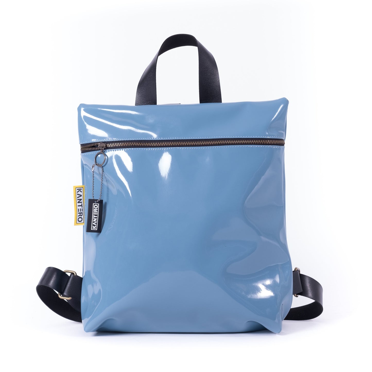 Shiny Light Blue Mini Square