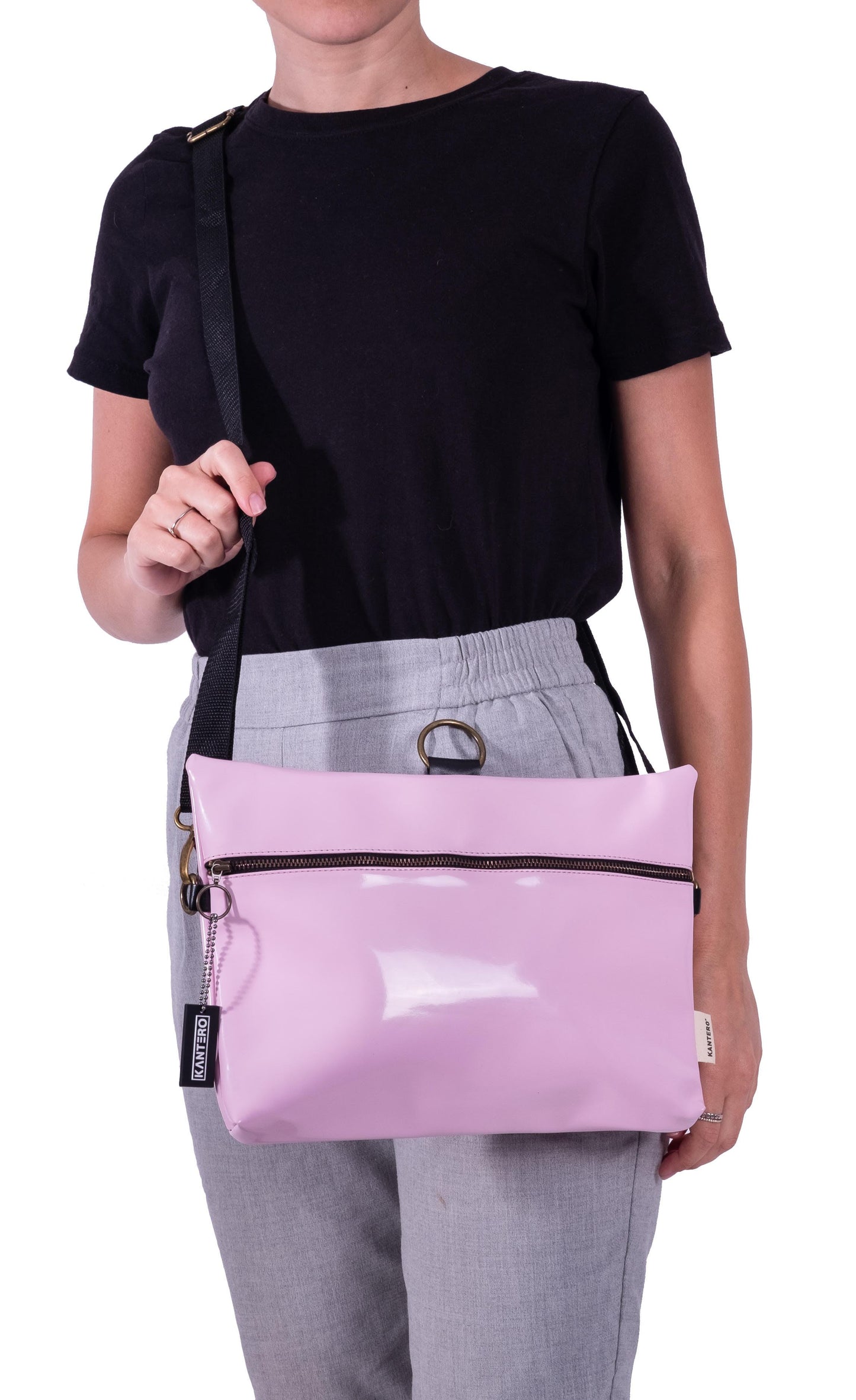 Shiny Baby Pink Big Bag