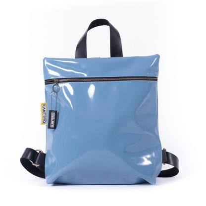 Shiny Light Blue Mini Square