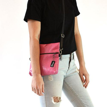 SHINY PINK SIDE BAG