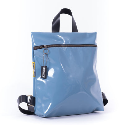 Shiny Light Blue Mini Square