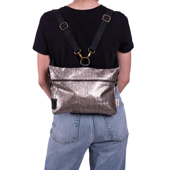 Light Gold Squares Big Bag