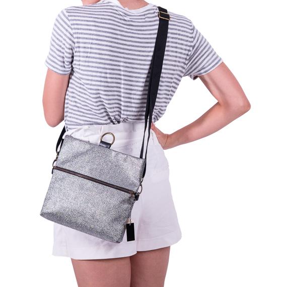 Silver Dots Mini Bag