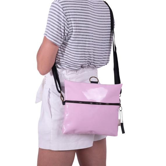 Shiny Baby Pink Mini Bag