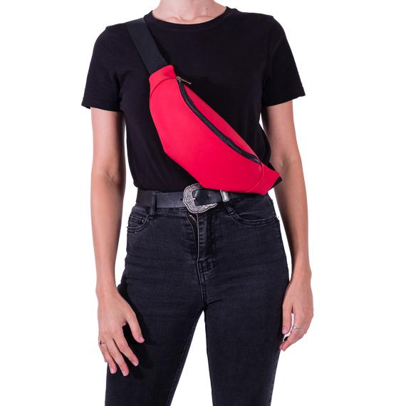 Red Matte Fanny Pack