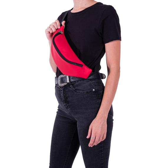 Red Matte Fanny Pack