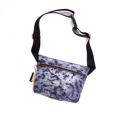 Purple snake fanny pack