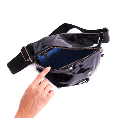 Glitter Black fanny pack