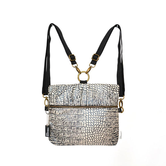 Crocodile Print Mini Bag