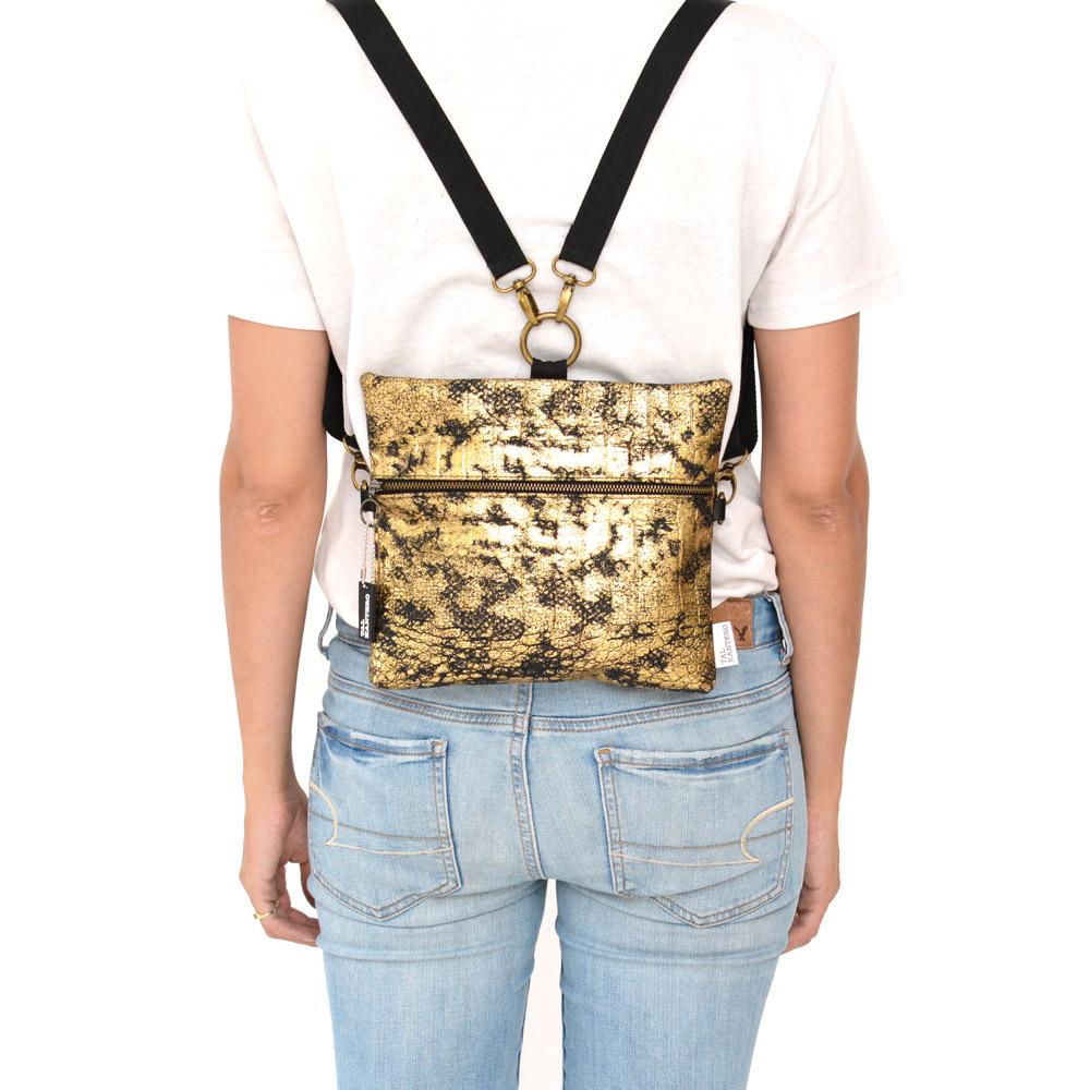 Gold Snake Mini Bag