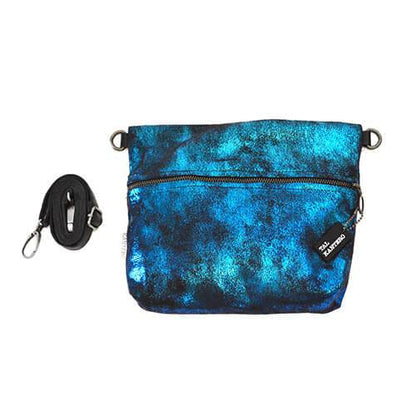 Blue Glitter Side Bag