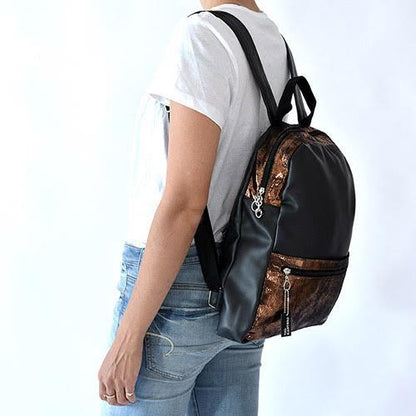 Polished Bronze Backpack